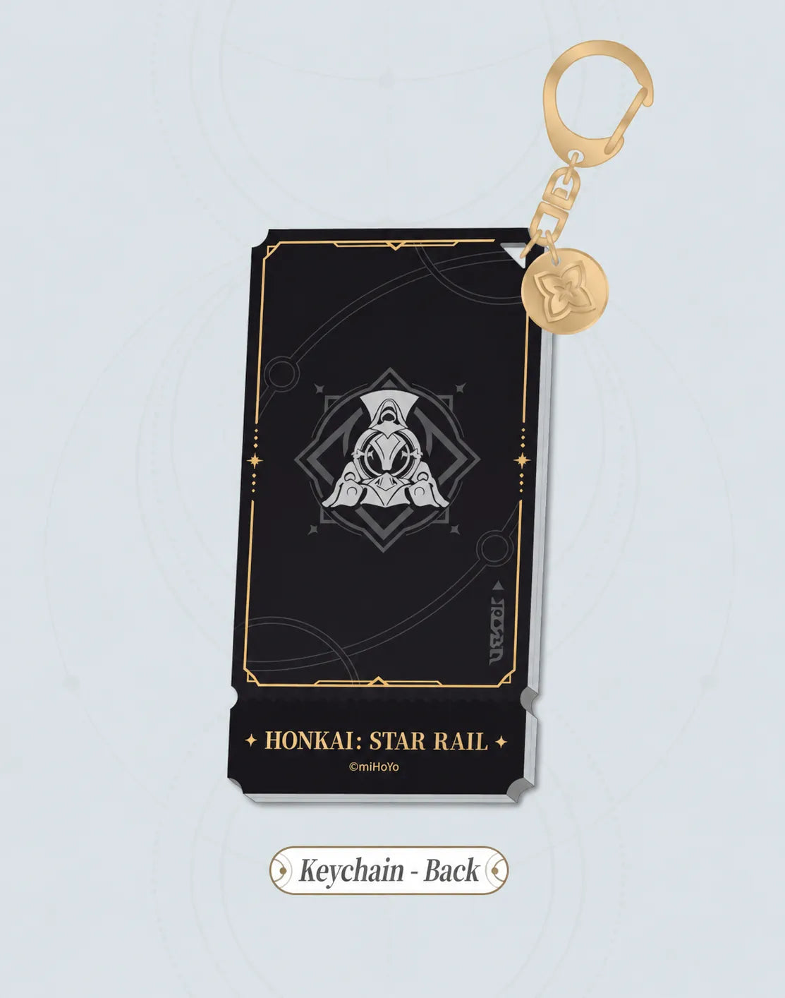 Honkai: Star Rail Character Artwork Series Erudition acrylic charm back design