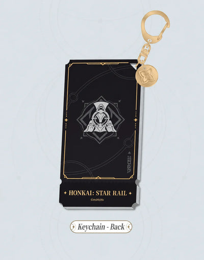 Honkai: Star Rail Character Artwork Series Erudition acrylic charm back design