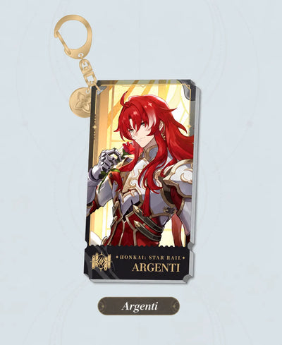 Argenti Erudition acrylic charm details