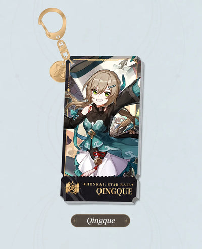 Qingque Erudition acrylic charm details