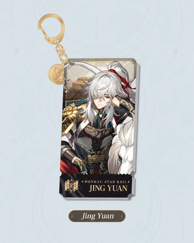 Jing Yuan Erudition acrylic charm details