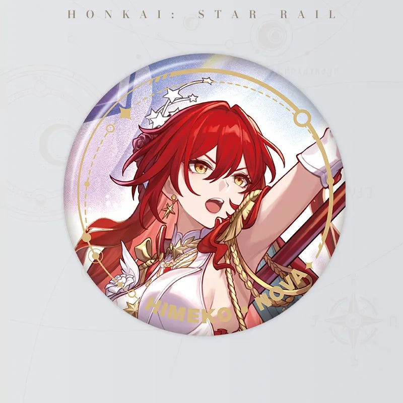 Honkai: Star Rail Character Artwork Series Erudition Badge featuring Himeko • Nova