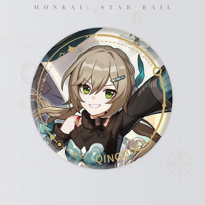 Honkai: Star Rail Character Artwork Series Erudition Badge featuring Qingque