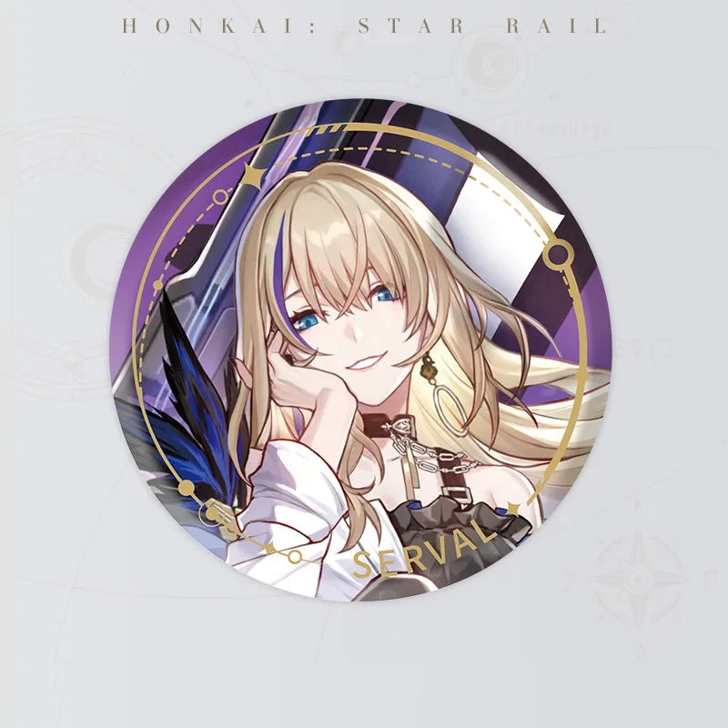 Honkai: Star Rail Character Artwork Series Erudition Badge featuring Serval
