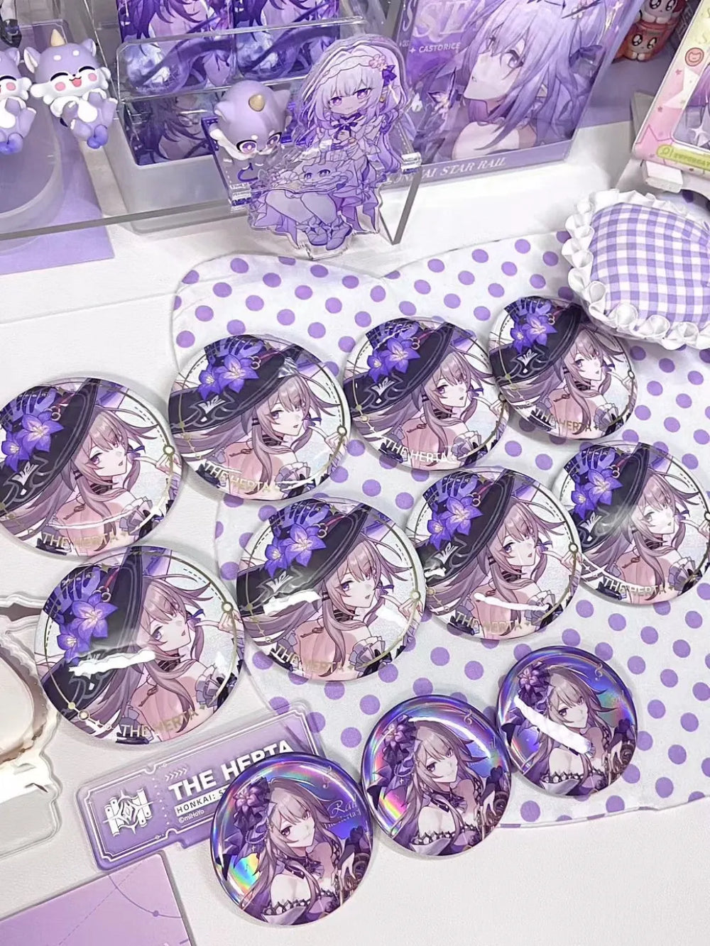 Honkai: Star Rail Character Artwork Series Badges Erudition