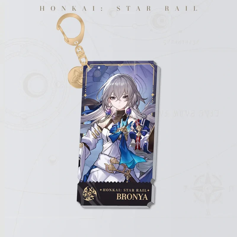 Honkai: Star Rail Character Artwork Series Harmony Acrylic Charm featuring Bronya