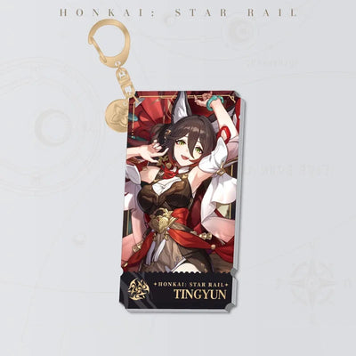Honkai: Star Rail Character Artwork Series Harmony Acrylic Charm featuring Tingyun