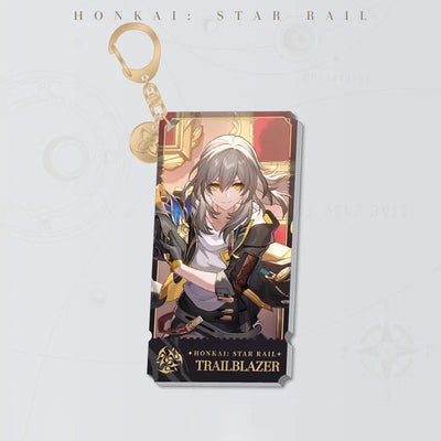 Honkai: Star Rail Character Artwork Series Harmony Acrylic Charm featuring Trailblazer Female