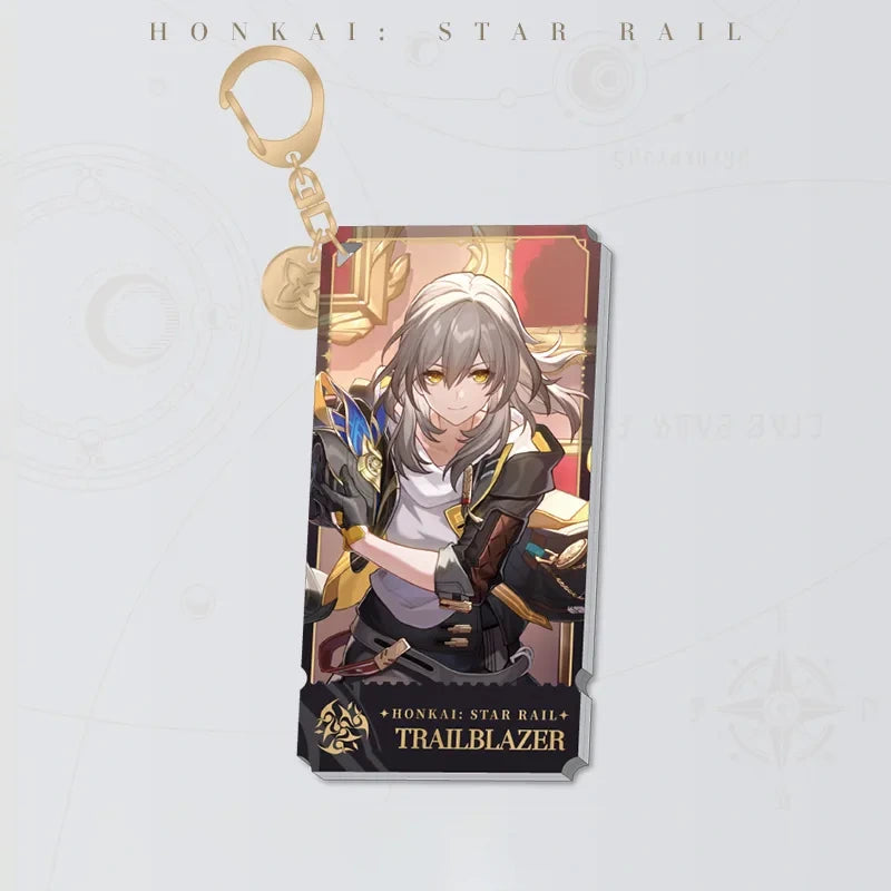 Honkai: Star Rail Character Artwork Series Harmony Acrylic Charm featuring Trailblazer Female
