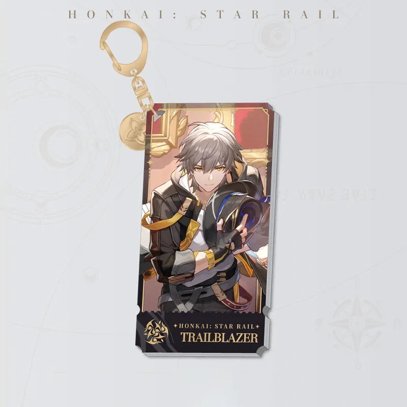 Honkai: Star Rail Character Artwork Series Harmony Acrylic Charm featuring Trailblazer Male