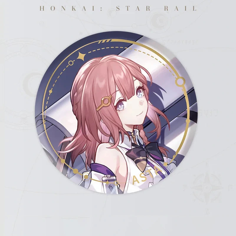 Honkai: Star Rail Character Artwork Series Harmony Badge featuring Asta