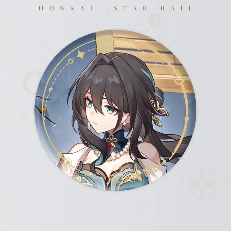 Honkai: Star Rail Character Artwork Series Harmony Badge featuring Ruan Mei