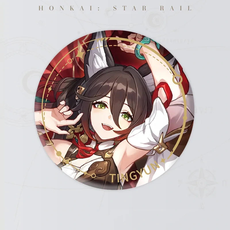 Honkai: Star Rail Character Artwork Series Harmony Badge featuring Tingyun
