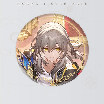 Honkai: Star Rail Character Artwork Series Harmony Badge featuring Trailblazer Female