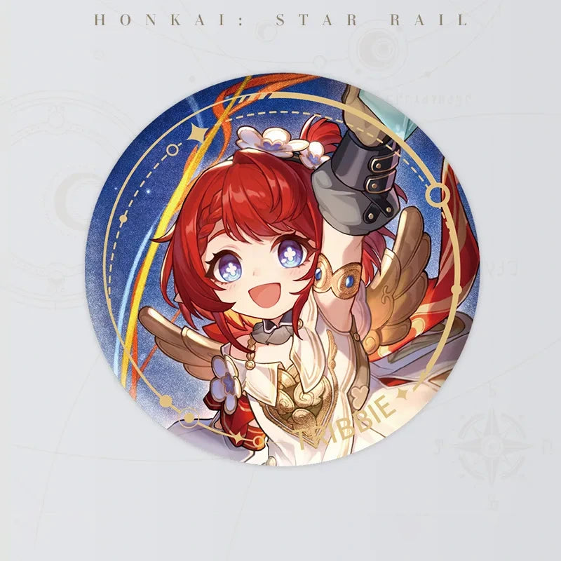 Honkai: Star Rail Character Artwork Series Harmony Badge featuring Tribbie