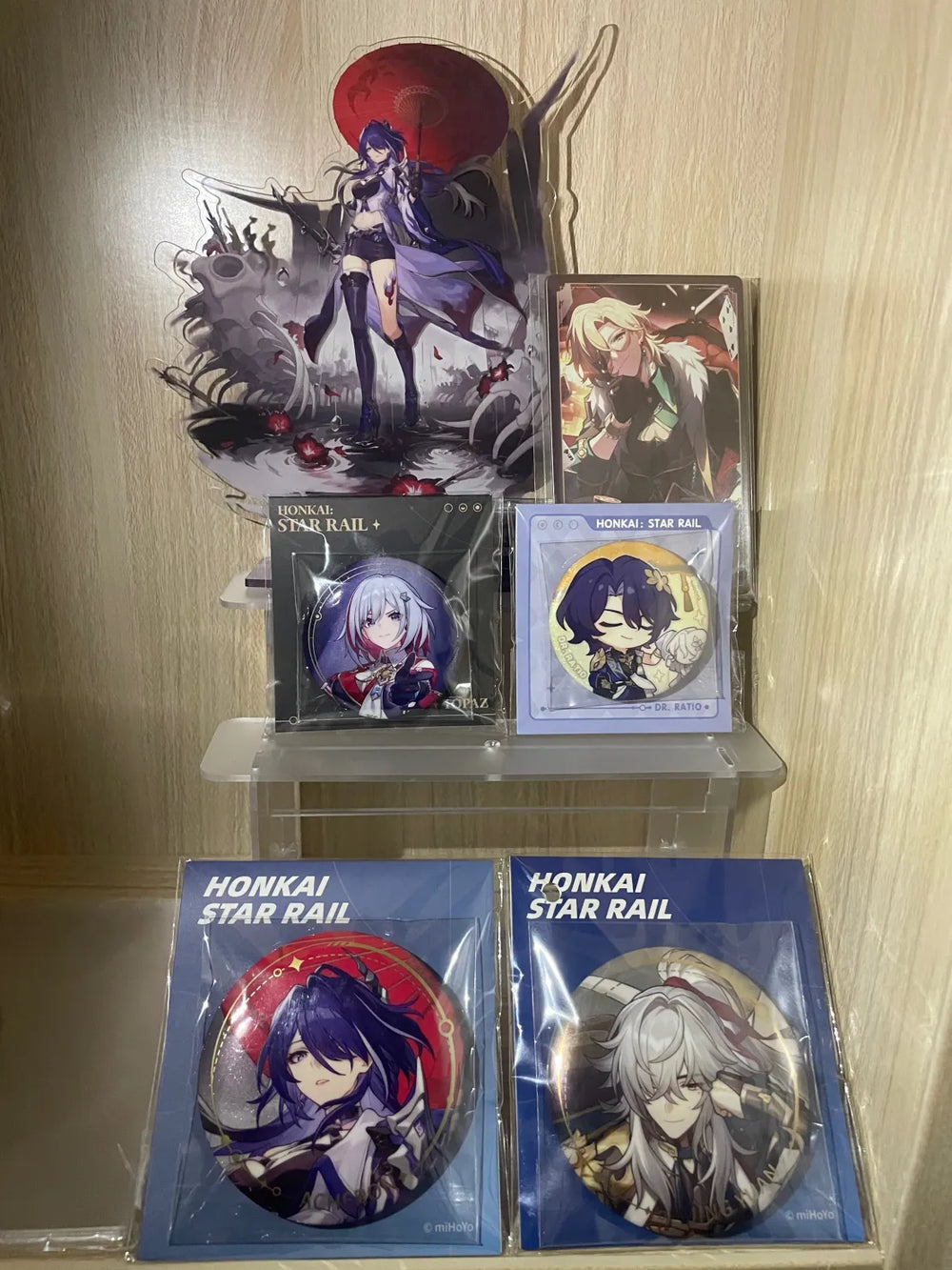 Honkai: Star Rail Character Artwork Series Nihility Figuras acrílicas