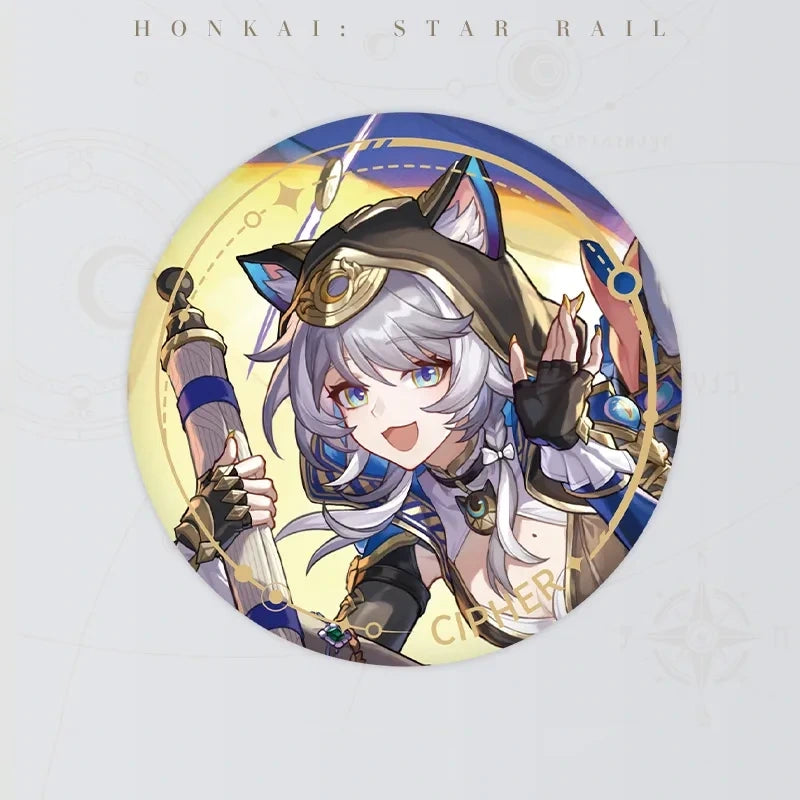 Honkai: Star Rail Character Artwork Series Cipher tinplate badge