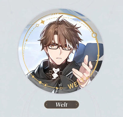 Welt Nihility tinplate badge details