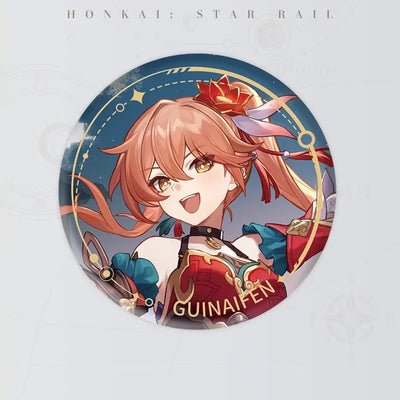 Honkai: Star Rail Character Artwork Series Guinaifen tinplate badge