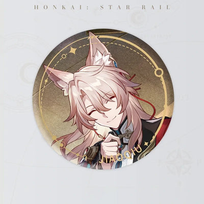Honkai: Star Rail Character Artwork Series Jiaoqiu tinplate badge