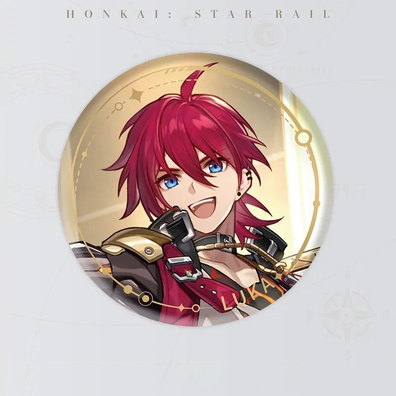 Honkai: Star Rail Character Artwork Series Luka tinplate badge
