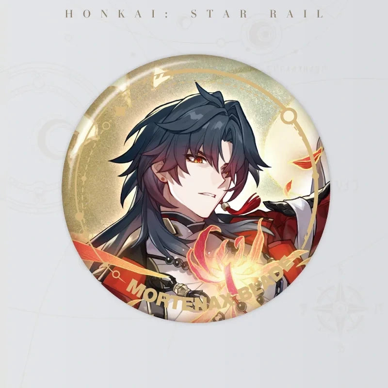 Honkai: Star Rail Character Artwork Series Mortenax Blade tinplate badge
