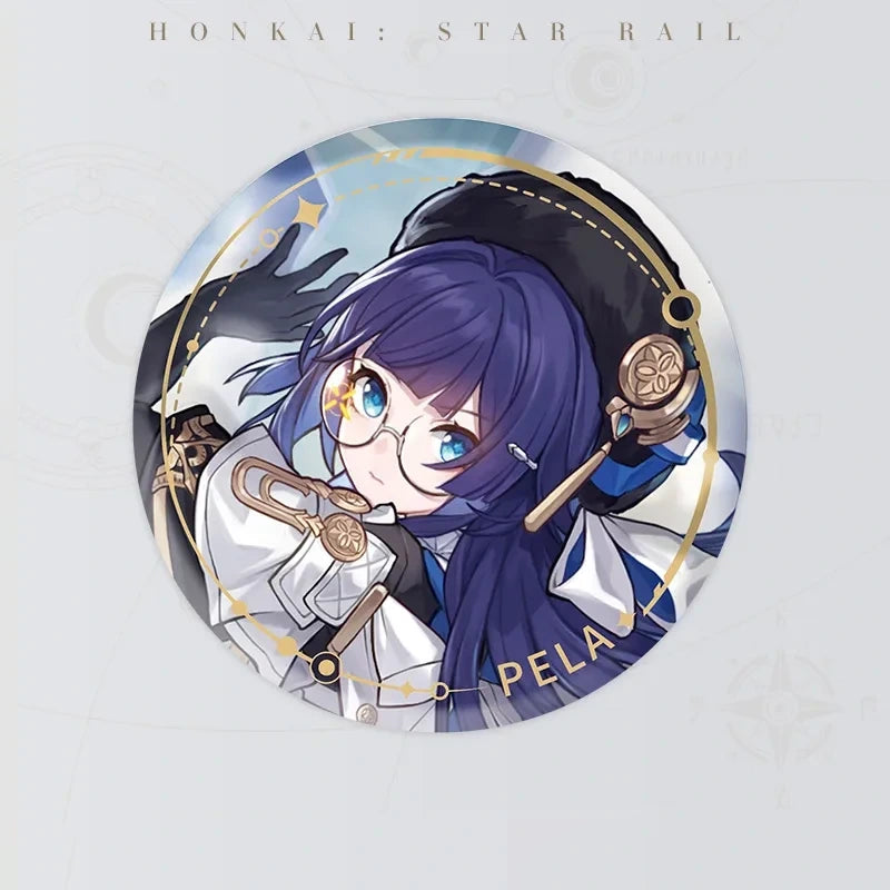 Honkai: Star Rail Character Artwork Series Pela tinplate badge