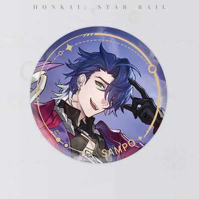 Honkai: Star Rail Character Artwork Series Sampo tinplate badge