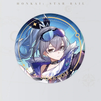 Honkai: Star Rail Character Artwork Series Silver Wolf tinplate badge