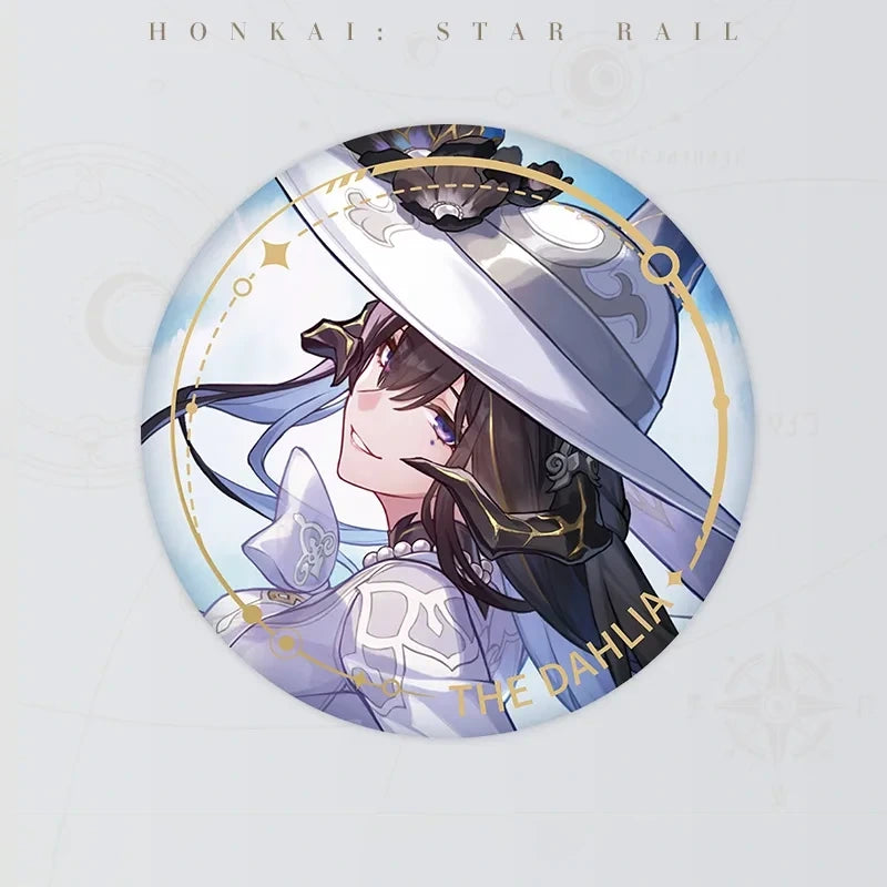 Honkai: Star Rail Character Artwork Series The Dahlia tinplate badge