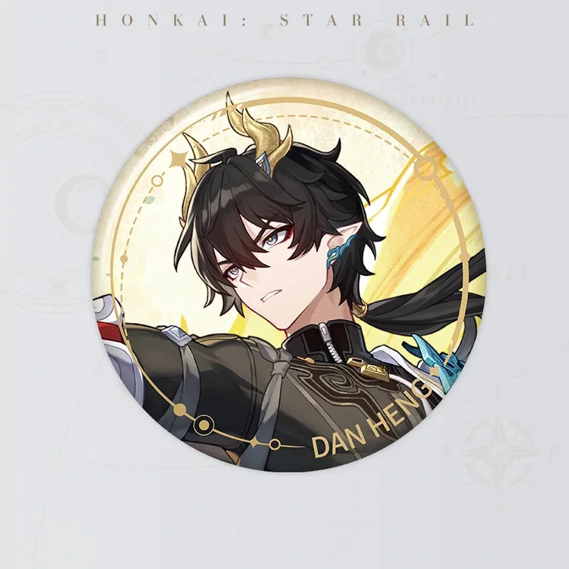 Honkai: Star Rail Character Artwork Series Preservation Badge featuring Dan Heng • Permansor Terrae