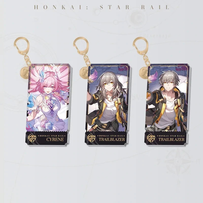 Honkai: Star Rail Character Artwork Series Remembrance Acrylic Charms character designs