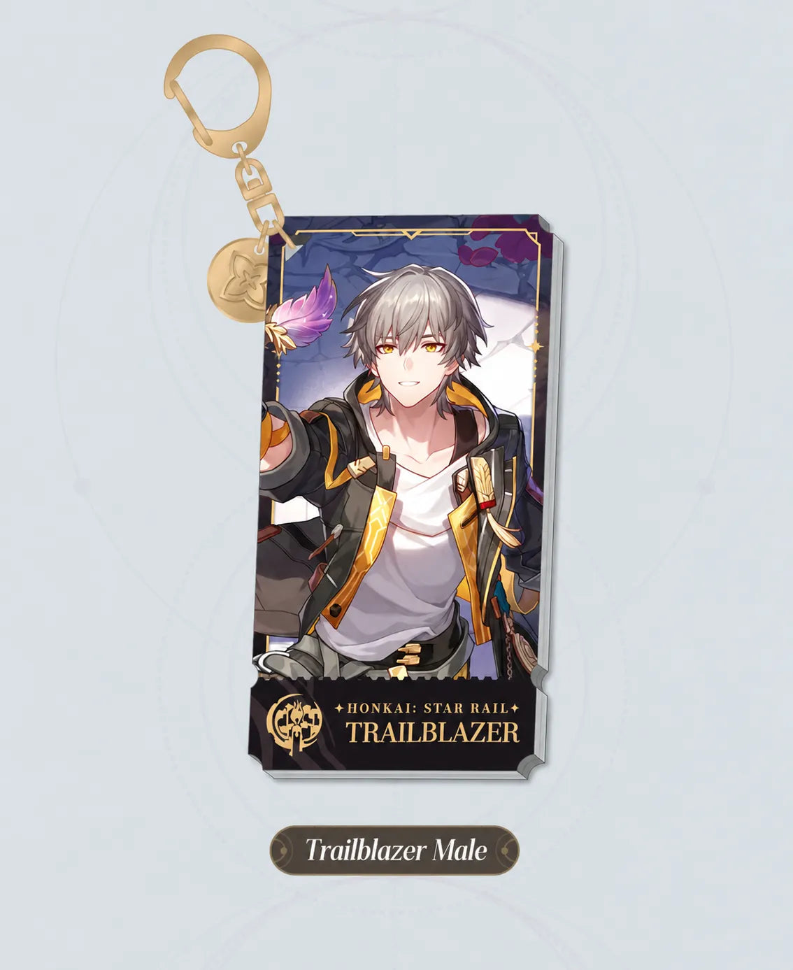 Trailblazer Male Remembrance acrylic charm details