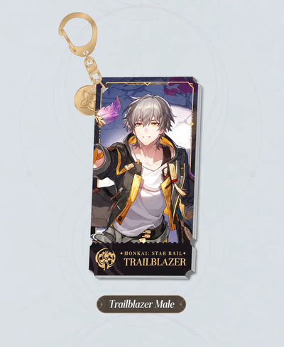 Trailblazer Male Remembrance acrylic charm details