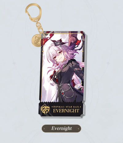 Evernight Remembrance acrylic charm details