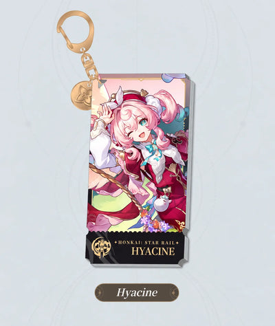 Hyacine Remembrance acrylic charm details