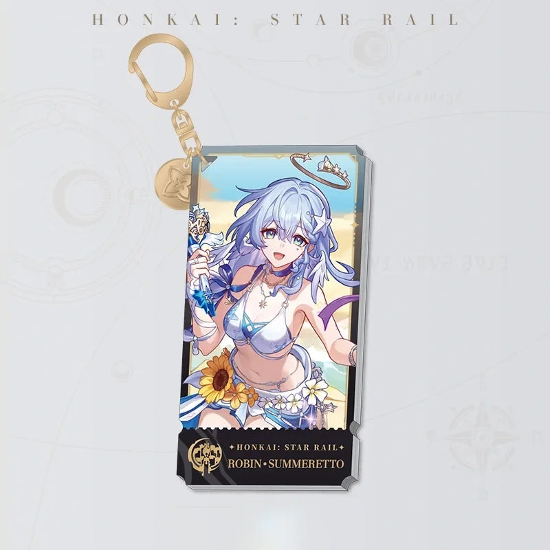 Honkai: Star Rail Character Artwork Series Robin • Summeretto acrylic charm
