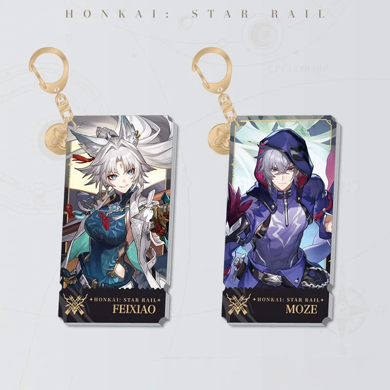 Honkai: Star Rail The Hunt Character Artwork Series acrylic charm collection