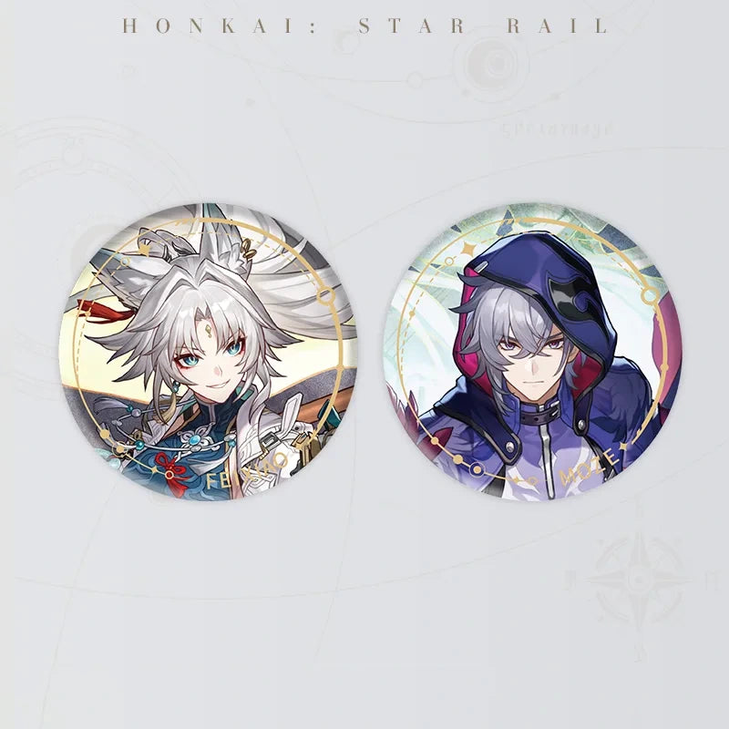 Honkai: Star Rail Character Artwork Series The Hunt Badges collection featuring 11 character designs