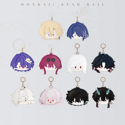 Honkai Star Rail Chibi Doll Series collection of 10 character card holders