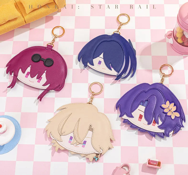 Honkai Star Rail Chibi Doll Series character card holders featuring cute chibi designs