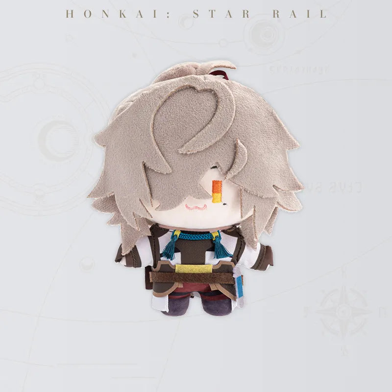 Honkai Star Rail Jing Yuan Chibi Doll Series plush doll featuring silver hair and character outfit
