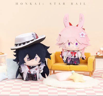 Chibi Doll Series plush dolls featuring adorable embroidered faces and detailed character accessories