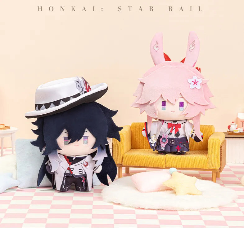 Chibi Doll Series plush dolls featuring adorable embroidered faces and detailed character accessories