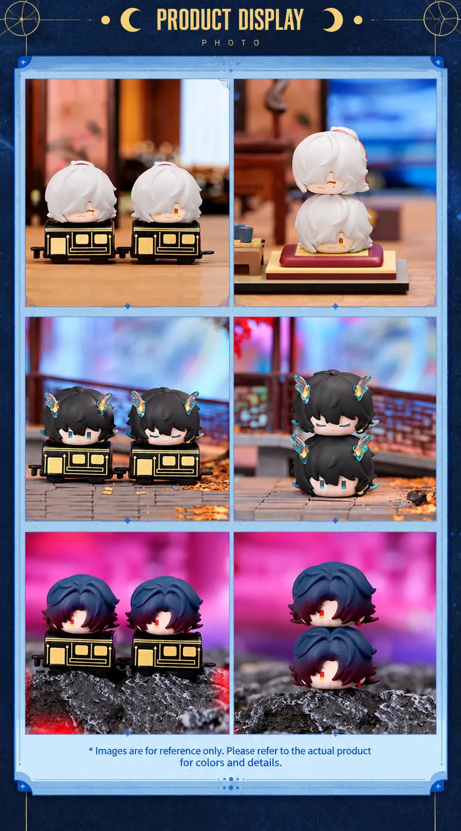 Chibi Stack-Up figures featuring Jing Yuan Blade and Dan Heng • Imbibitor Lunae