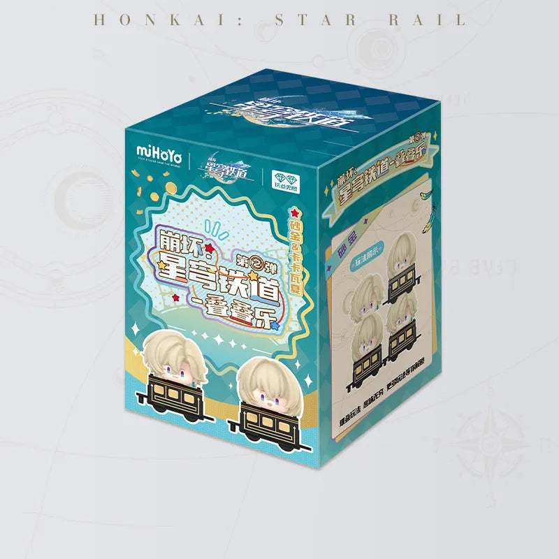 Honkai: Star Rail Aventurine and Kakavasha Chibi Stack-Up Figure Set