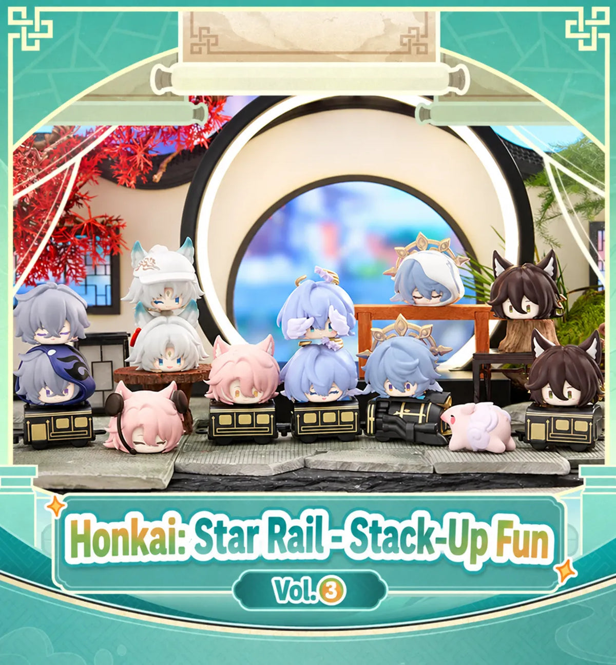 Honkai: Star Rail Chibi Stack-Up Series Vol. 3 promotional artwork