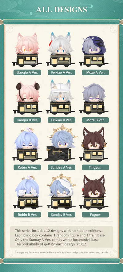 Chibi Stack-Up Series Vol. 3 lineup featuring 12 character designs