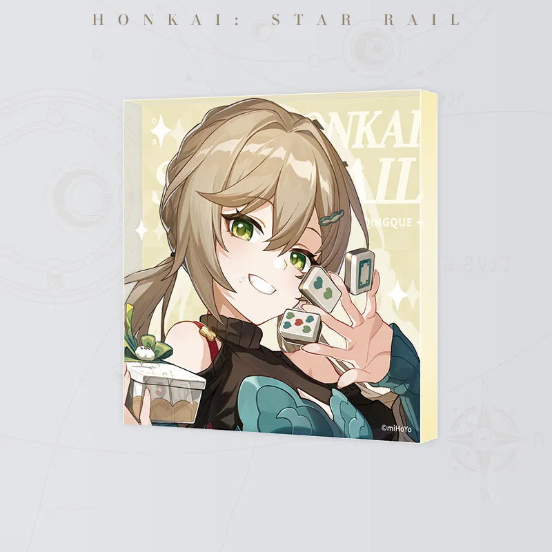 Honkai: Star Rail Cosmic Candy House Series Qingque acrylic display block