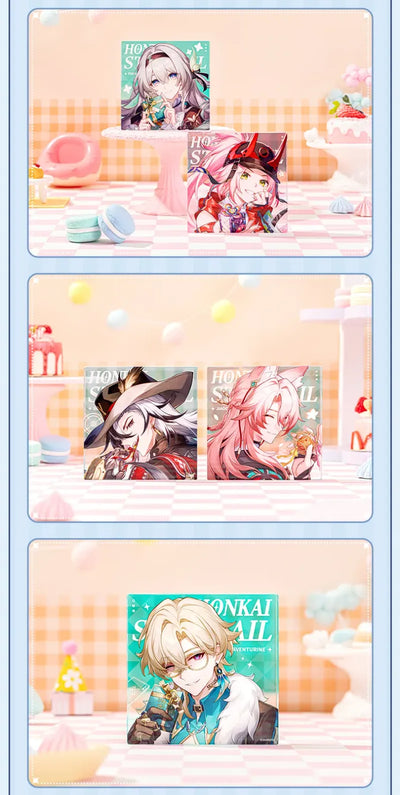Honkai: Star Rail Cosmic Candy House acrylic display blocks product photography